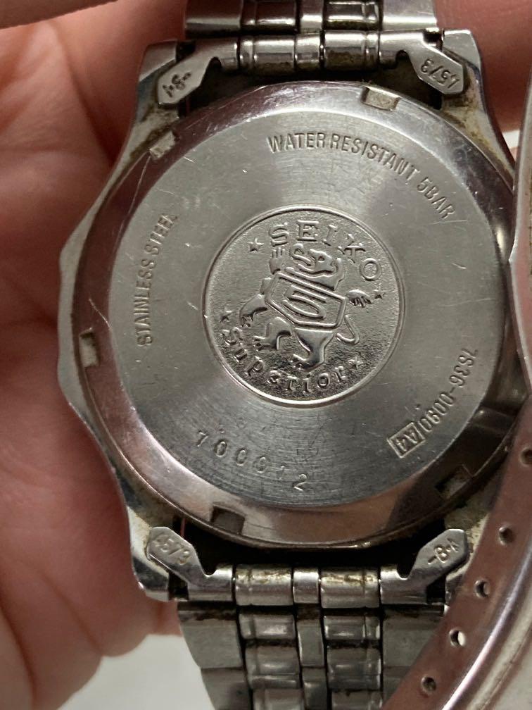 Seiko 5 superior automatic 23 jewels 7s36 clearance