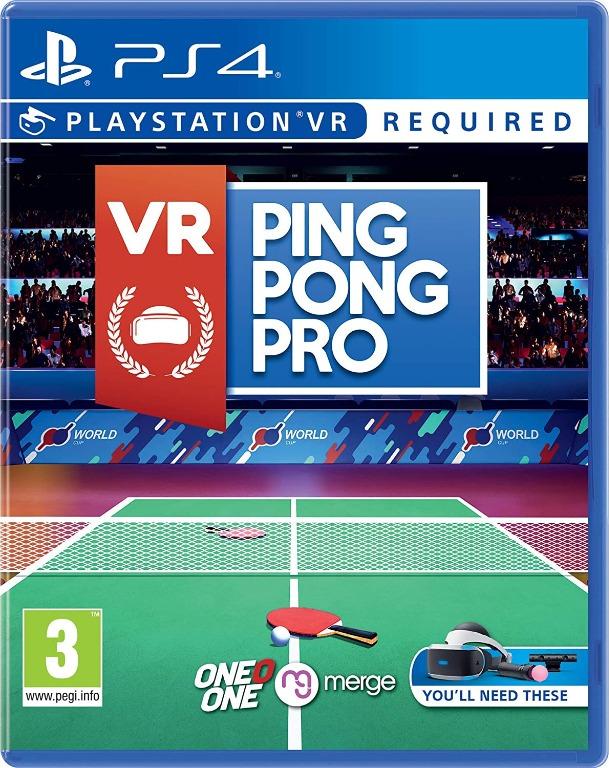 VR Ping Pong Pro (PS4) SEALED (Category: PlayStation) located in Manila. Submitted by techsmartph (Listing ID 1170768756, Image 1). Description: Singles match (player vs CPU or player 1 vs player 2) online multiplayer Choose to play either single matches or tournaments with people from all over the world become the best in tournament Mode exciting mini games where you can hone your skills or just have fun a variety of photo realistic environments