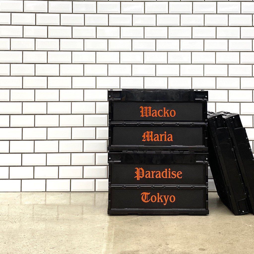 WACKO MARIA FOLDABLE CONTAINER 50L 收納箱, 傢俬＆家居, 其他, 收納