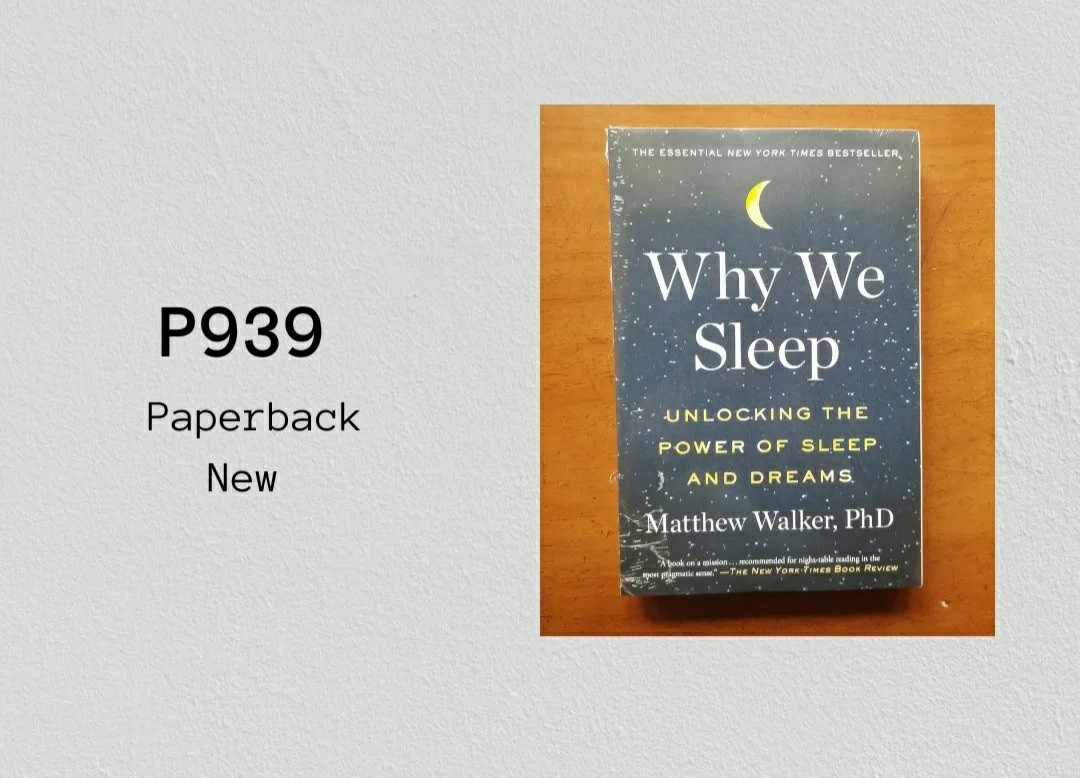 Why We Sleep by Matthew Walker, Hobbies & Toys, Books & Magazines