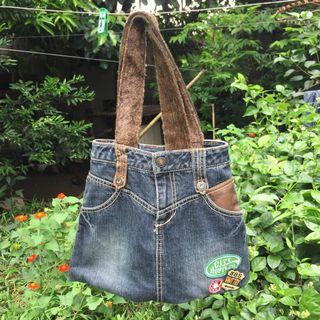 Y2k reworked tote bag