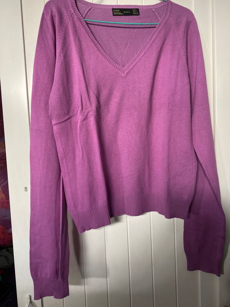 zara colorful sweater