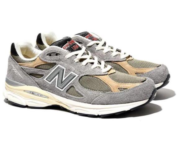 全新現貨Us9.5 New Balance M990TG3 990V3 Teddy Santos, 男裝, 鞋, 波