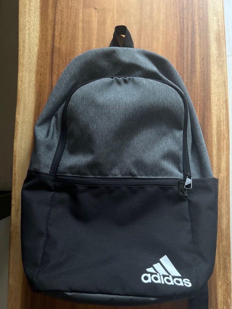 Adidas Daily Backpack Grey, Fashion, Bags, Backpacks on Carousell
