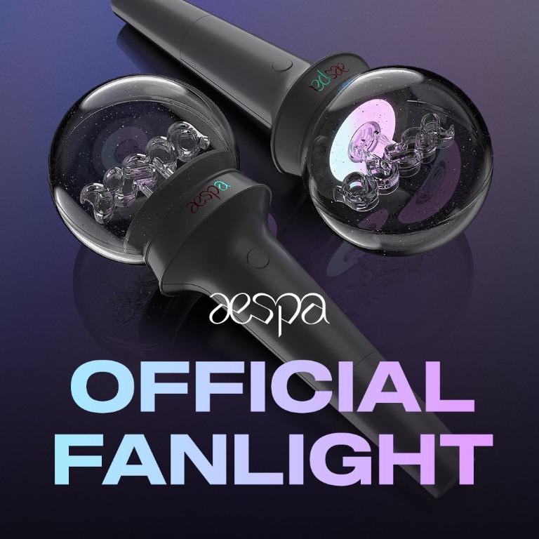 aespa OFFICIAL LIGHTSTICK & Custom Emblem, Hobbies & Toys, Memorabilia