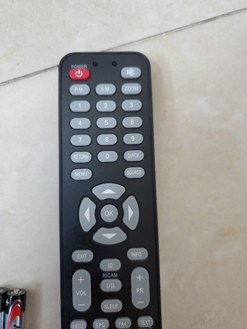 AID. Rasonic。樂信牌。電視機 遙控。TV Remote。, 家庭電器, 電視 & 其他娛樂, 電視組件及配件 Carousell