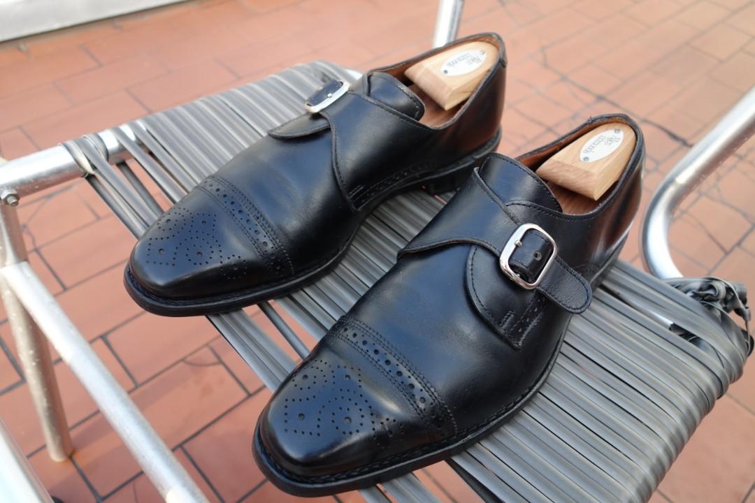 Allen Edmonds Franciscan black monk strap. 8.5D