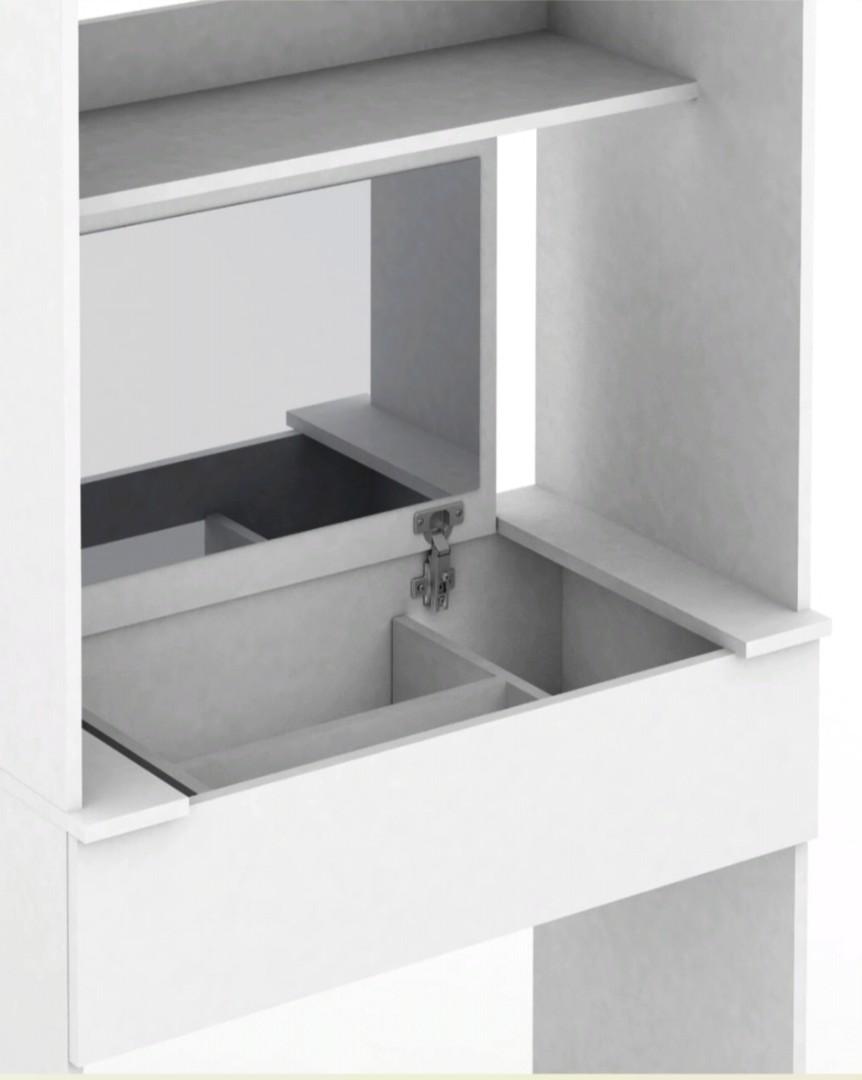 Almari Solek Mirror Baru, Furniture & Home Living, Furniture, Shelves ...