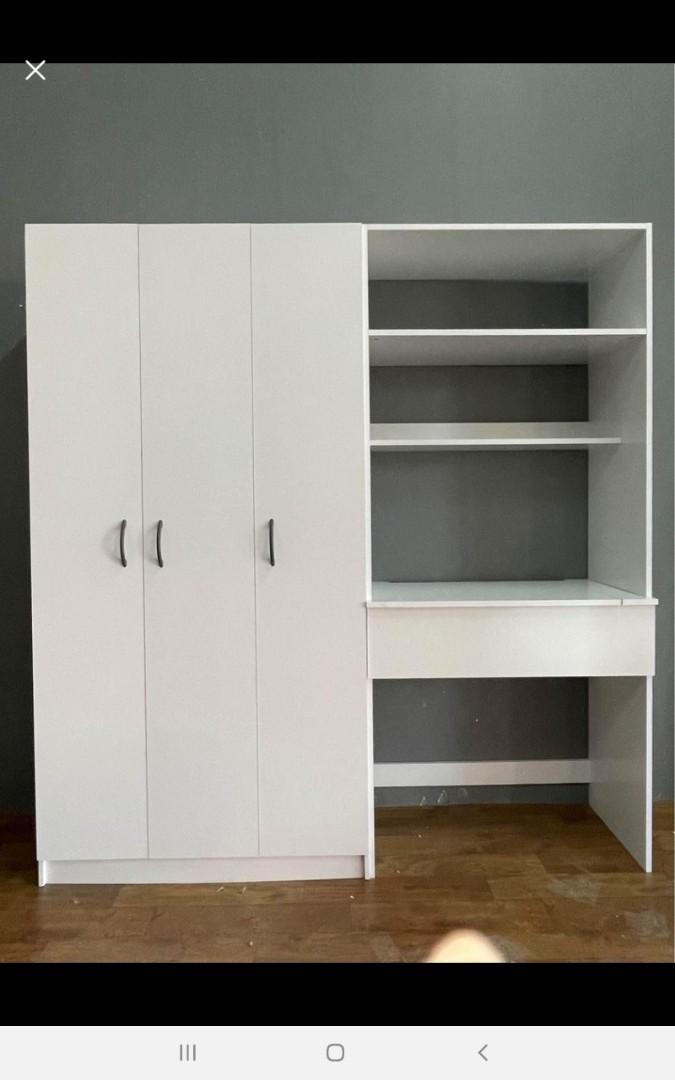 Almari Solek Mirror Baru, Furniture & Home Living, Furniture, Shelves ...
