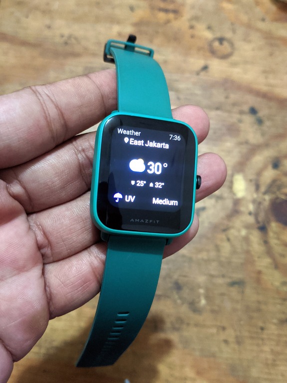 Amazfit bip hijau clearance