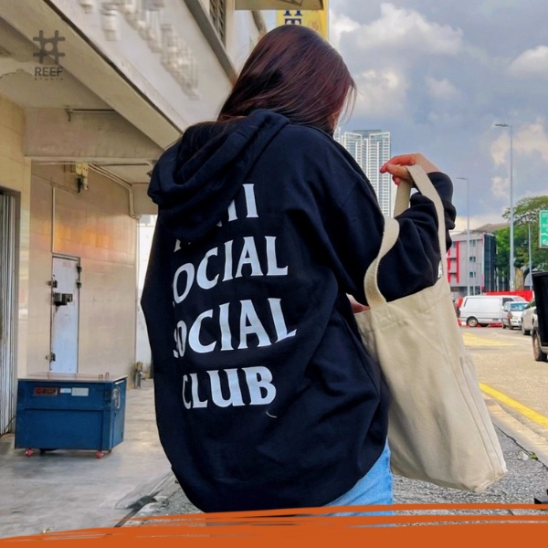 Anti social social club hoodie clearance girl