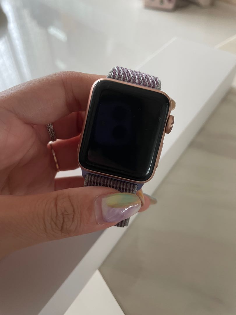 Refurbished rose gold apple watch series 3 shop