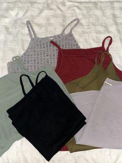 Assorted cami tops