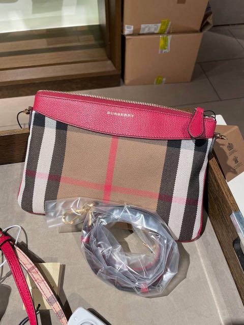 Authentic Burberry Peyton Clutch Crossbody Luxury Bags Wallets