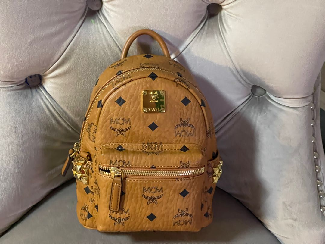 Authentic MCM Small Backpack 