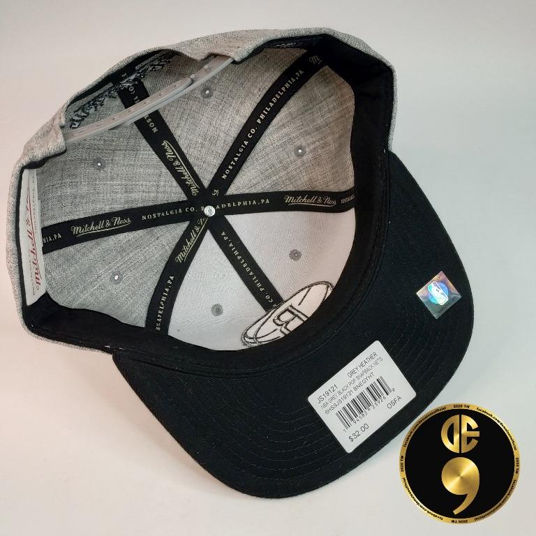 Authentic Mitchell & Ness Brooklyn Nets Grey Black Pop Snapback Hat, Men's  Fashion, Watches & Accessories, Caps & Hats on Carousell