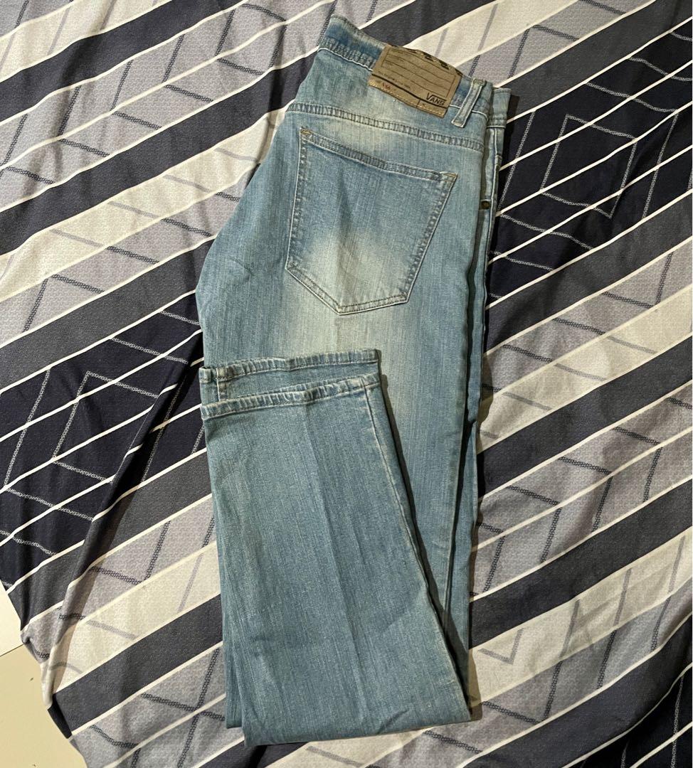 Baggy jeans vans, Fesyen Pria, Pakaian 