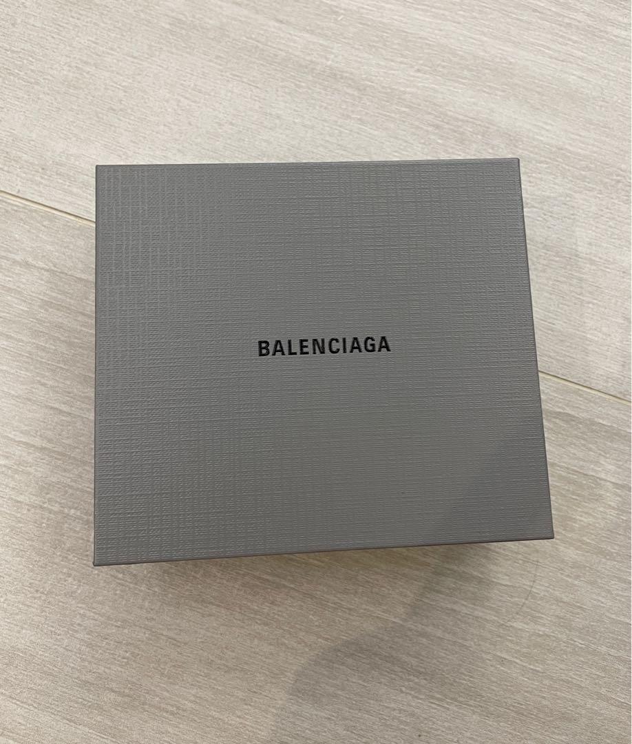 Balenciaga 巴黎世家Papier Mini Wallet 小銀包(黑色), 名牌, 手袋及銀