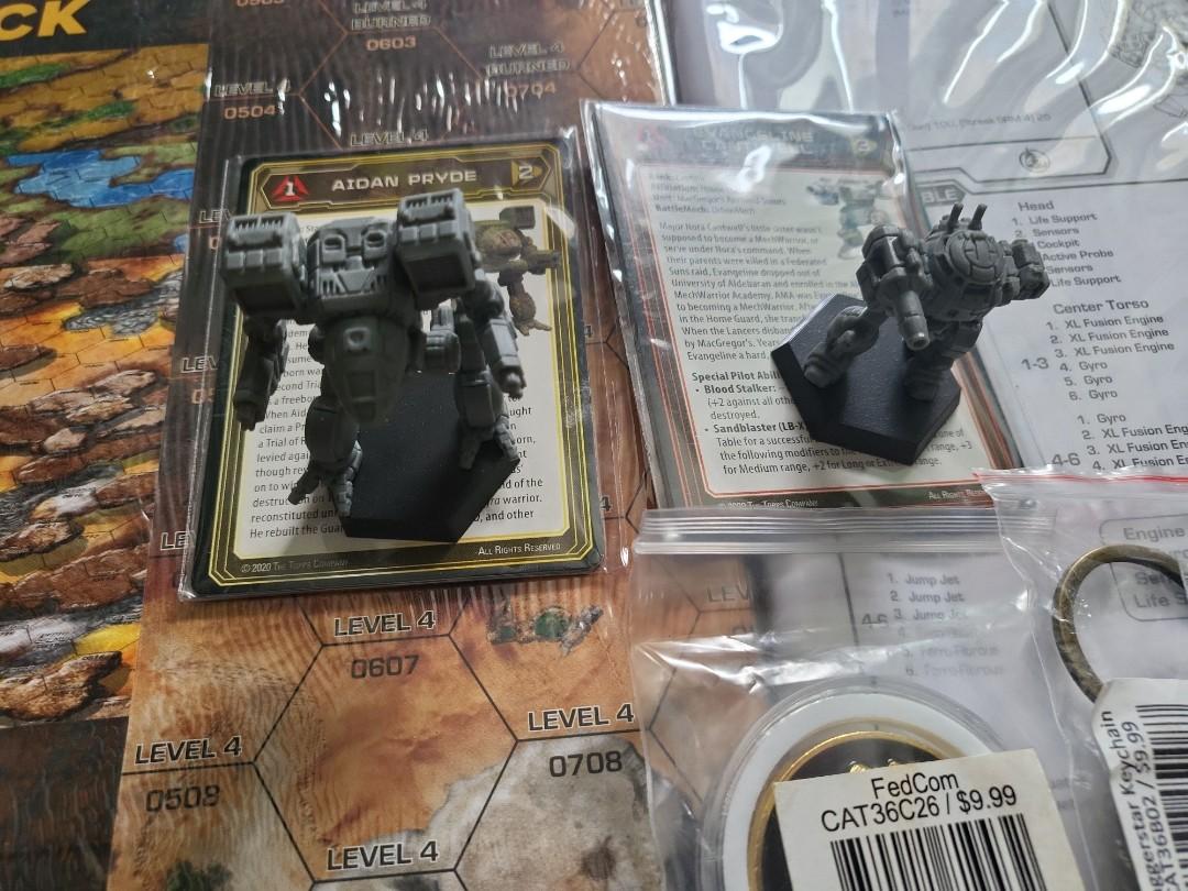 Battletech Kickstarter Allin starter set(Chessex Dice Included