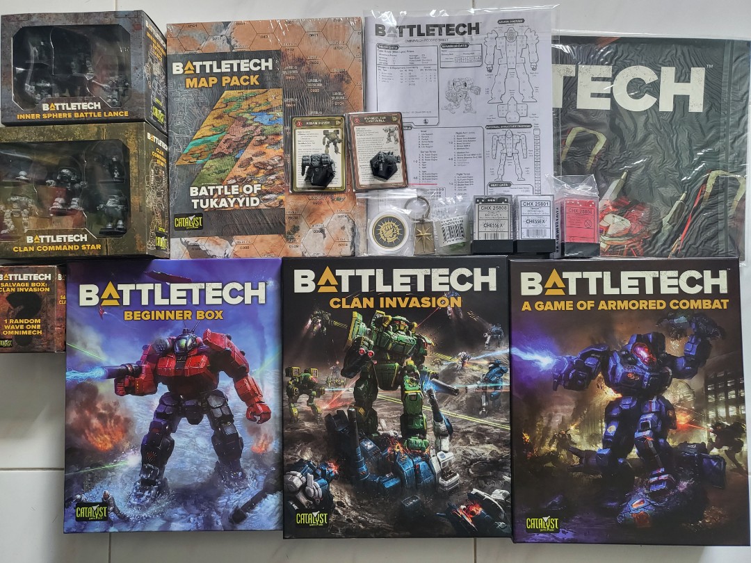 Battletech Kickstarter Allin starter set(Chessex Dice Included