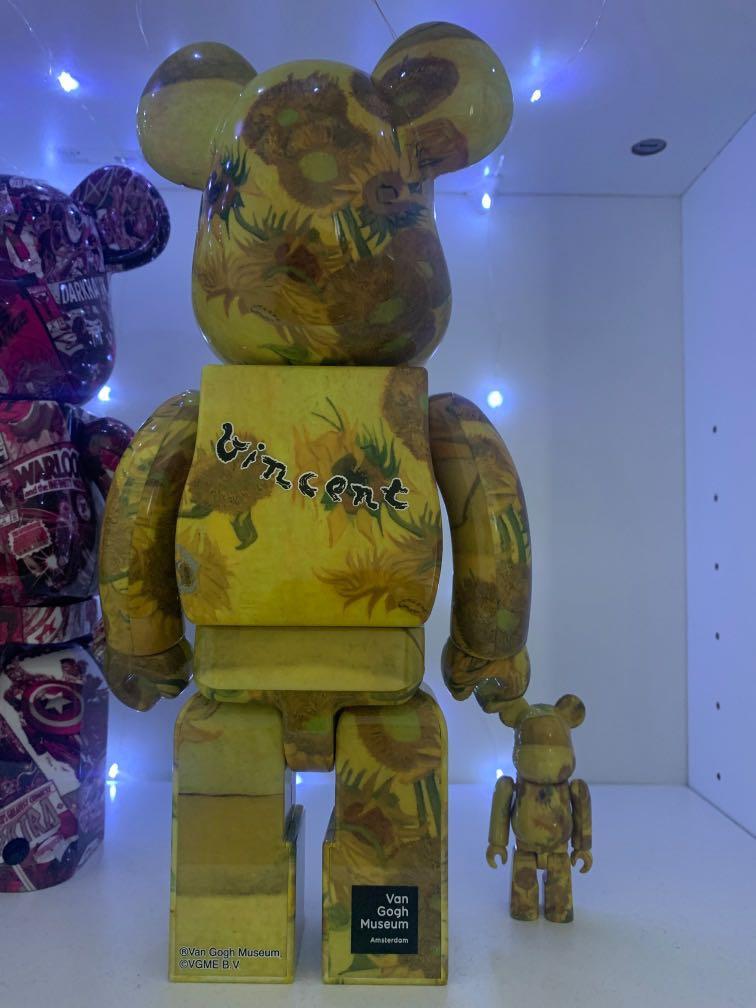 Bearbrick Van Gogh Sunflowers 400 + 100, Hobbies & Toys, Toys & Games