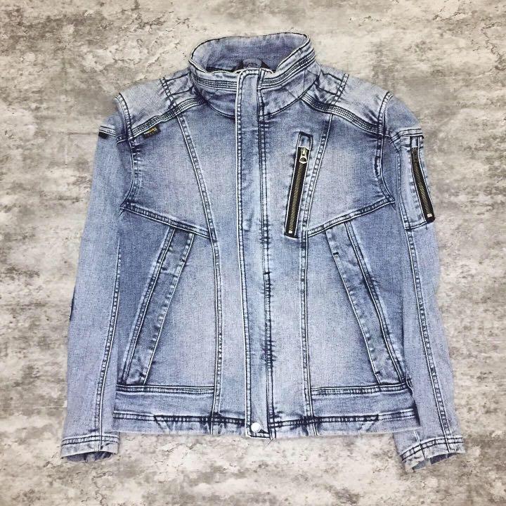 Bikers denim jacket next workerz x 