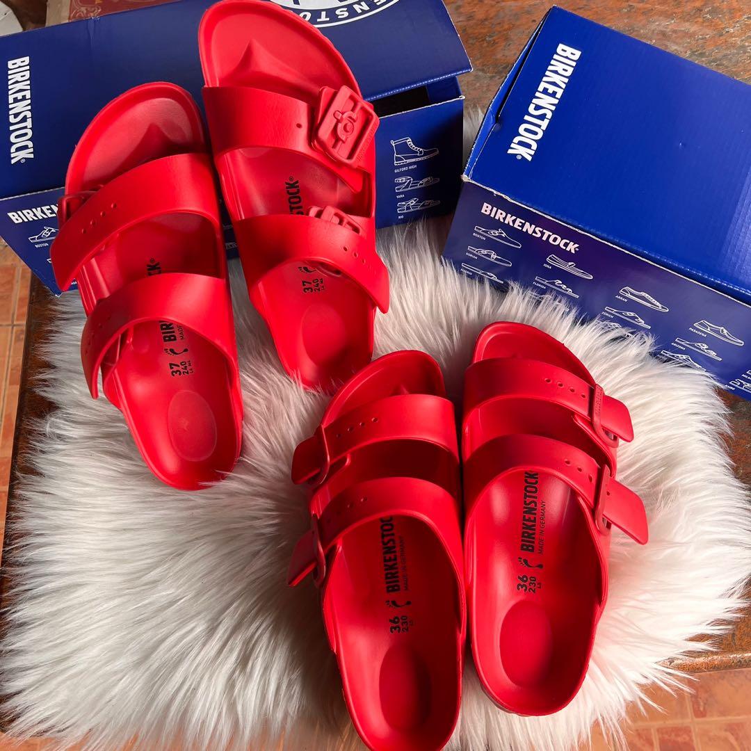 Red birkenstock 2025 arizona eva