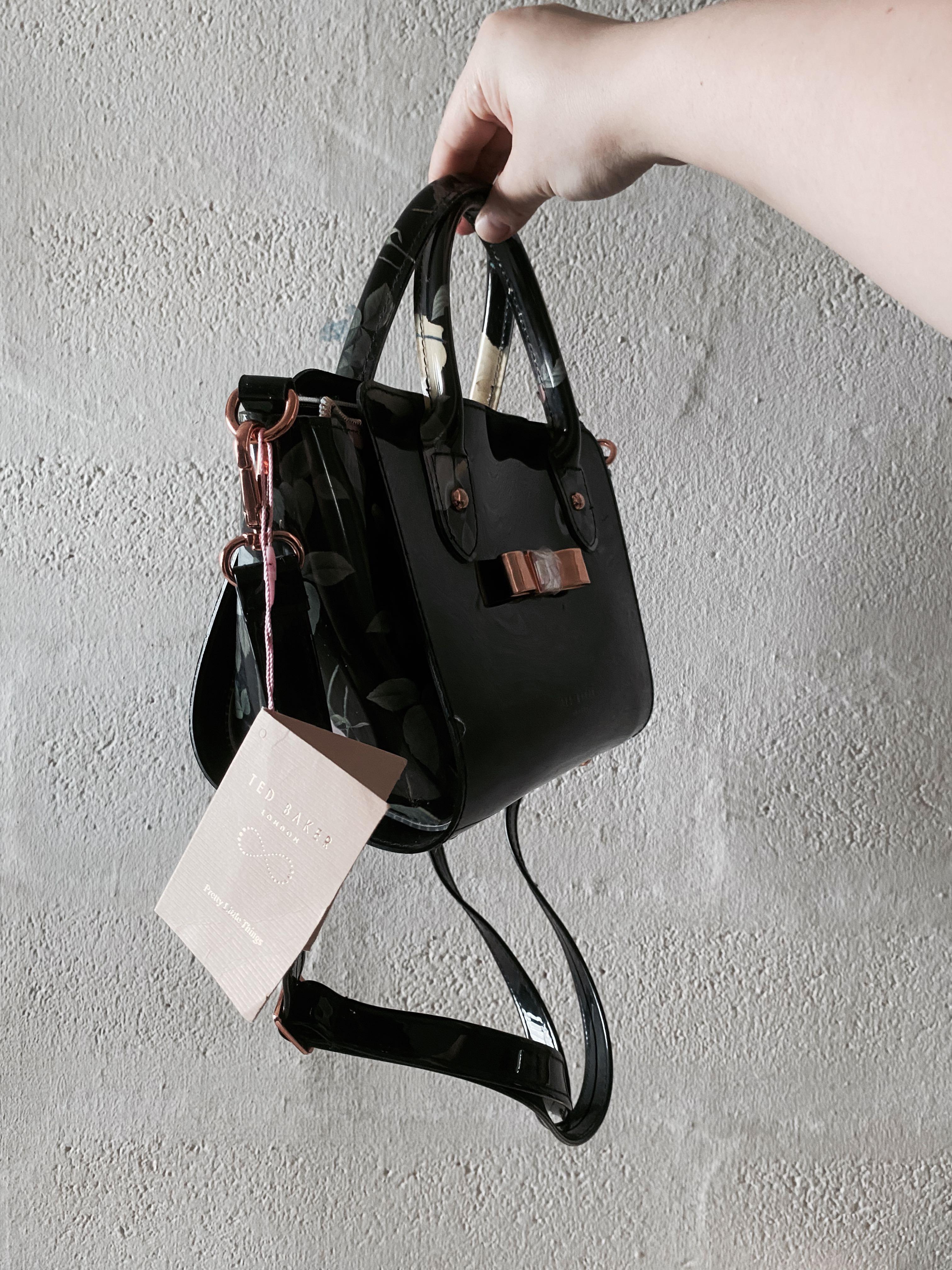 Ted baker hotsell black floral bag