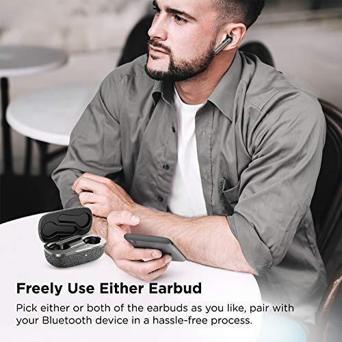 Boltune BTBH024 Wireless Bluetooth In Ear Headphone with Mic (Black