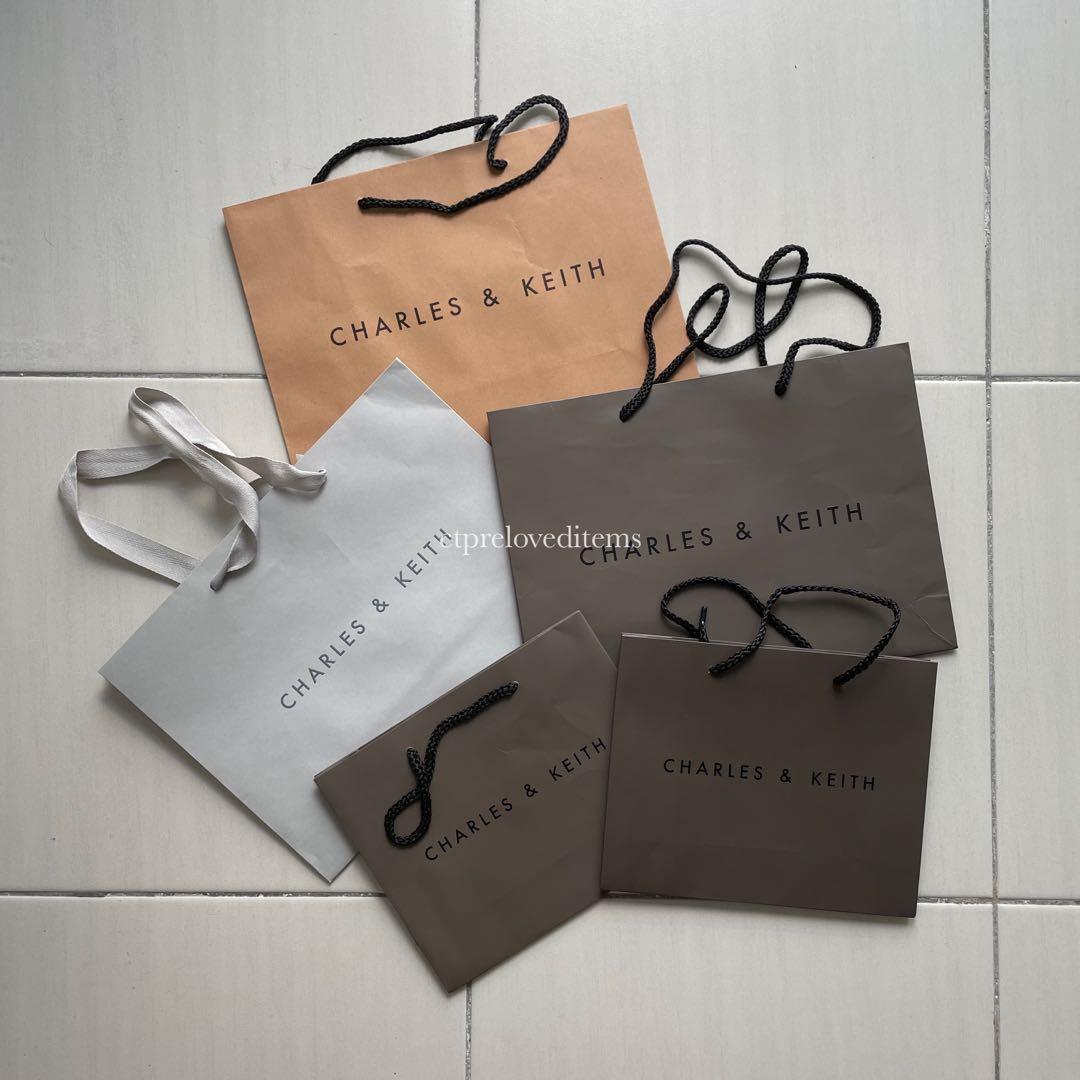 Branded Authentic Paper Bags Charles Keith