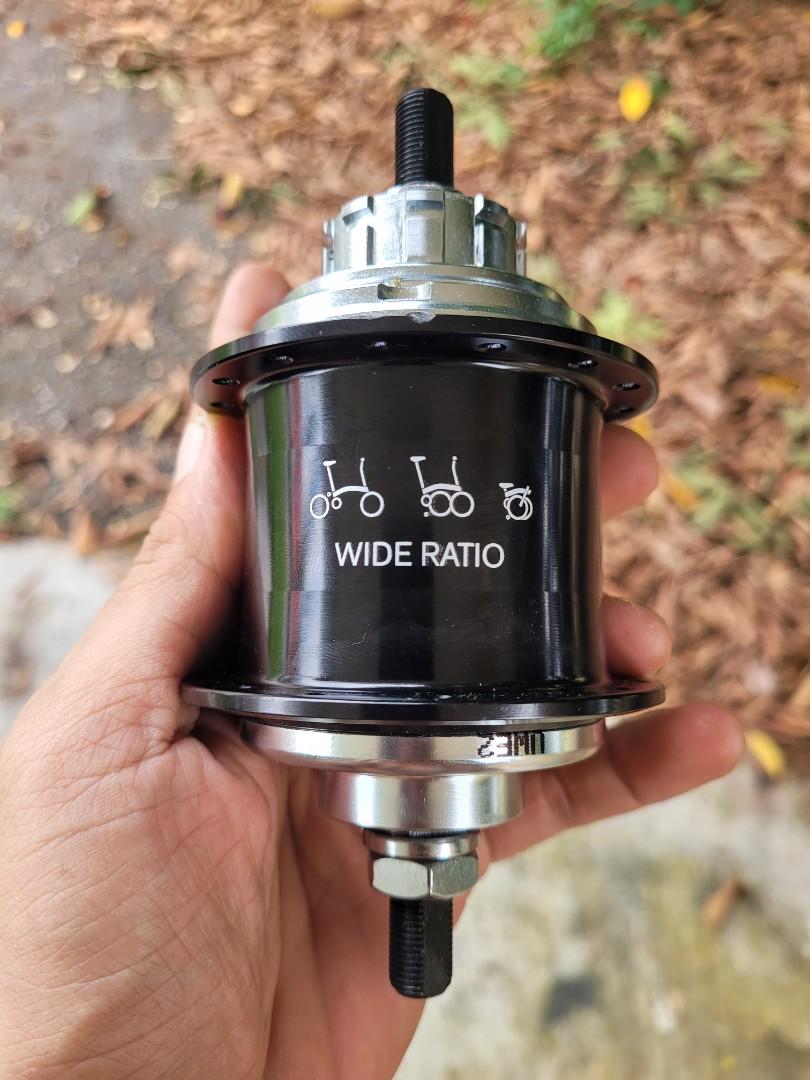 Brompton wide ratio BWR hub black edition LAST PIECE