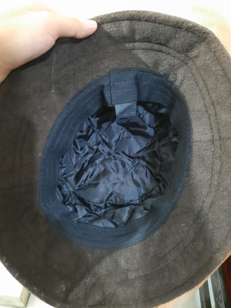 Bucket Hat Brown, Fesyen Pria 