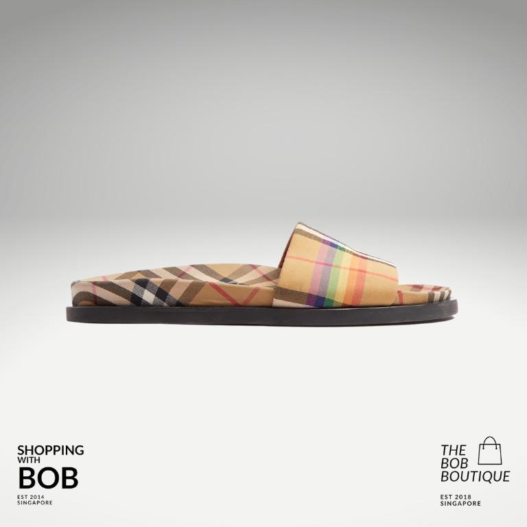 Burberry sale slides rainbow