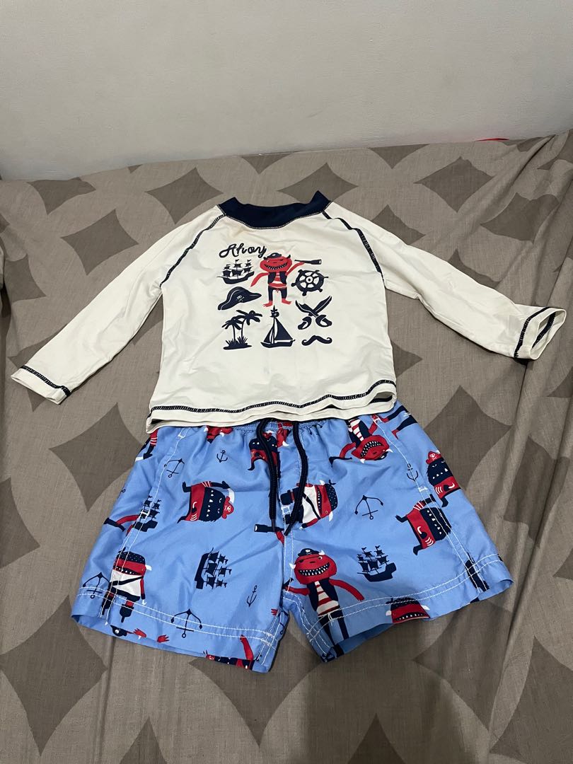 Carter's Rash Guard Set for Boys 23yo, Babies & Kids, Babies & Kids