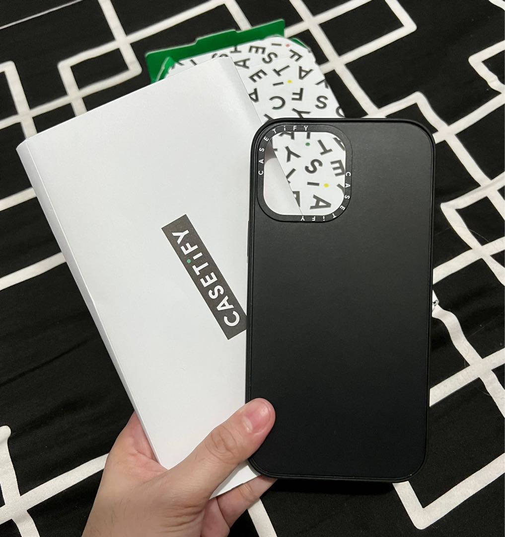 Casetify Matte Black for 13 pro max, Mobile Phones & Gadgets, Mobile