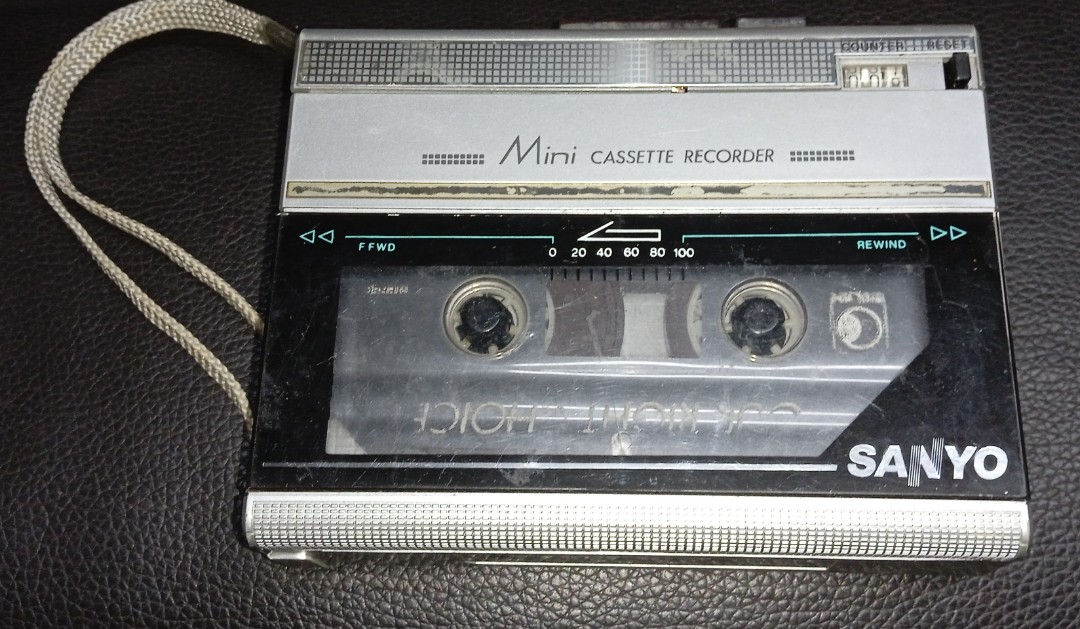 Cassette Tape Recorder SANYO Model M1120, Audio, Voice Recorders on