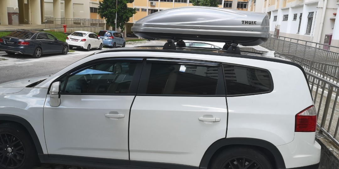 Chevrolet Orlando and Variety roof rack and box for rent. Car Accessories Accessories on Carousell