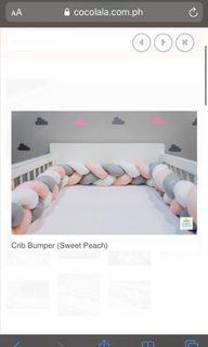 Cocolala Crib Bumper (Sweet Peach)