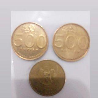 Coin business Rp 500 tahun 2000-2003