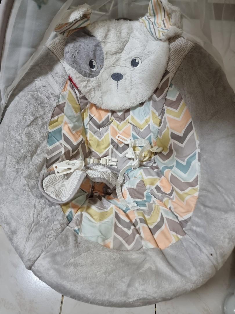 Cradle and Swing FisherPrice Sweet Snugapuppy Swing, Dual Motion Baby