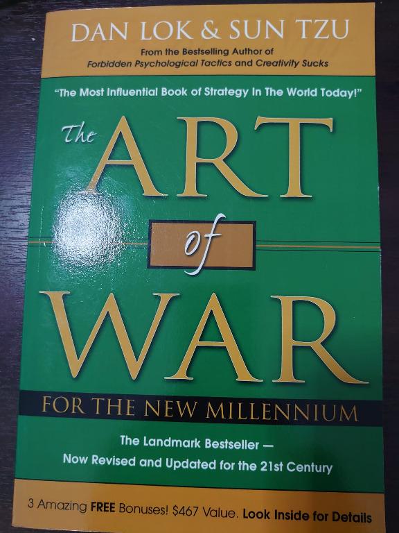 Dan Lok The Art of War For The New Millennium, Hobbies & Toys, Books