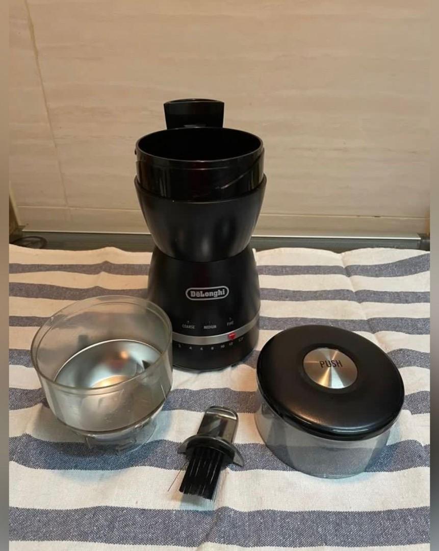 Delonghi coffee grinder, 家庭電器, 廚房電器, 咖啡機及咖啡壺 Carousell