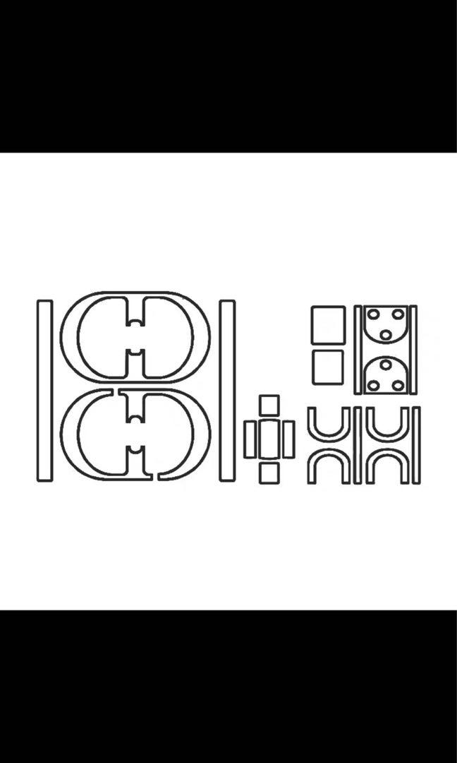 Dior Caro Bag Hardware Protective Film/Sticker, Luxury, Accessories on