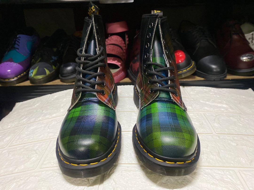 Doc martens tartan deals