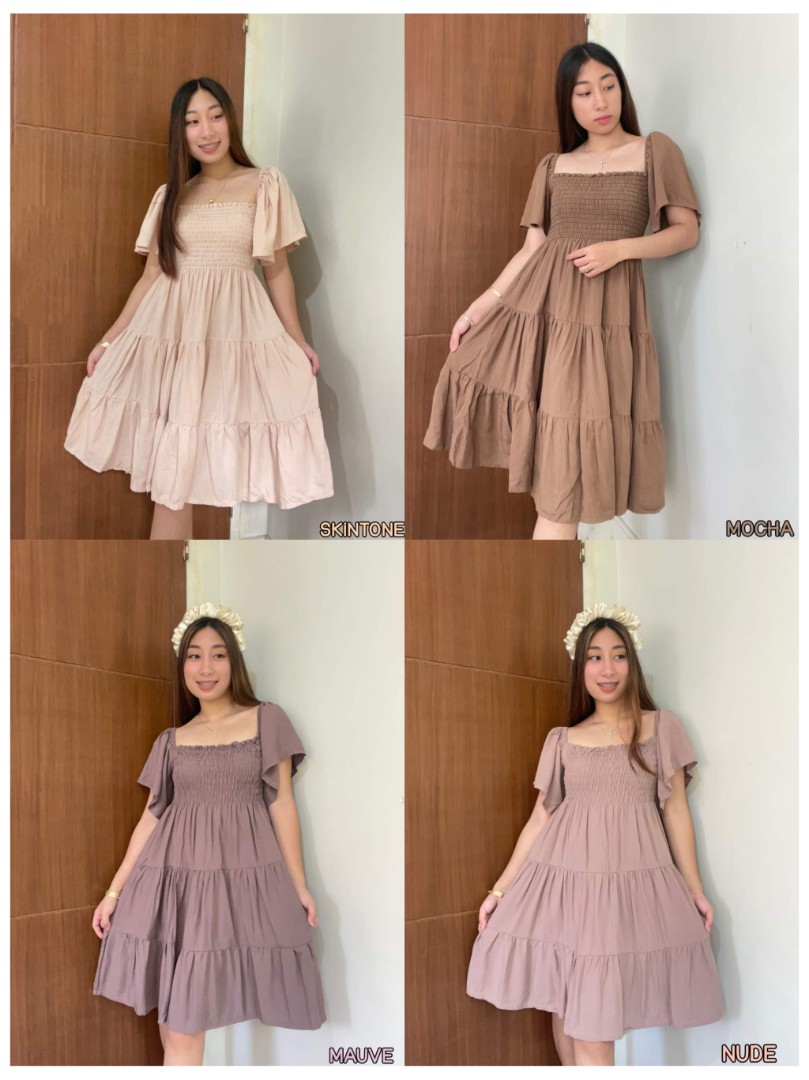 Earth tone 2025 cocktail dresses