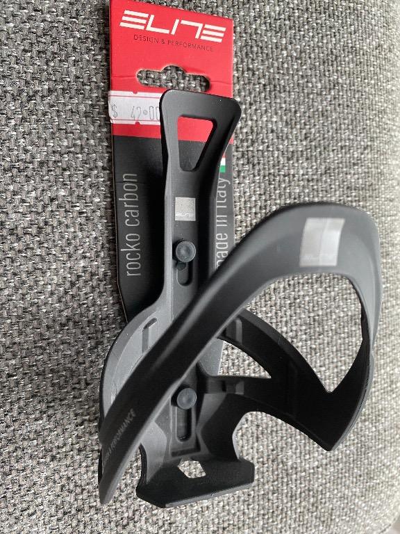 Elite rocko carbon bottle cage top
