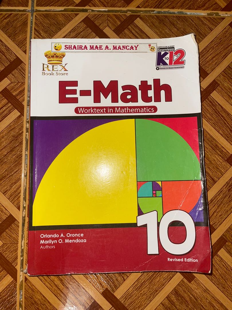 E-MATH 10, Hobbies & Toys, Books & Magazines, Textbooks on Carousell