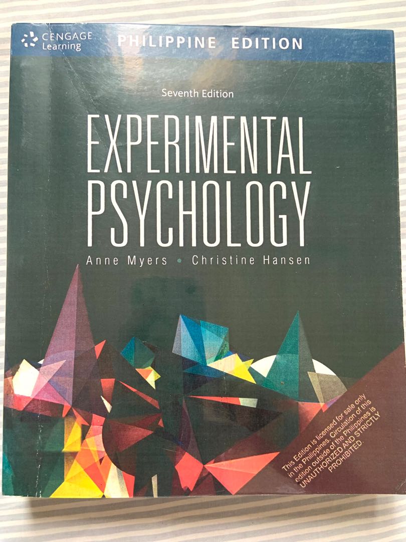 Experimental Psychology (7th Ed) Myers and Hansen, Hobbies & Toys ...
