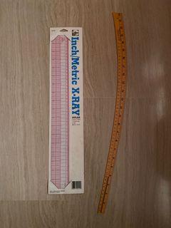 Fabric and hip ruler