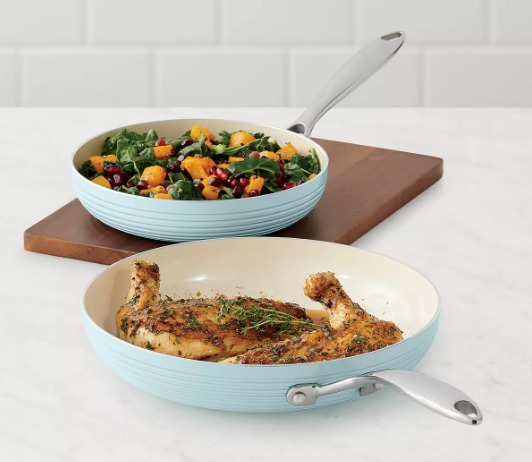 Food Network™ Ceramic Skillet Twin Pack